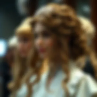 Historical evolution of wigs showcased through various designs