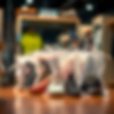 A selection of shoe bags tailored for various types of footwear