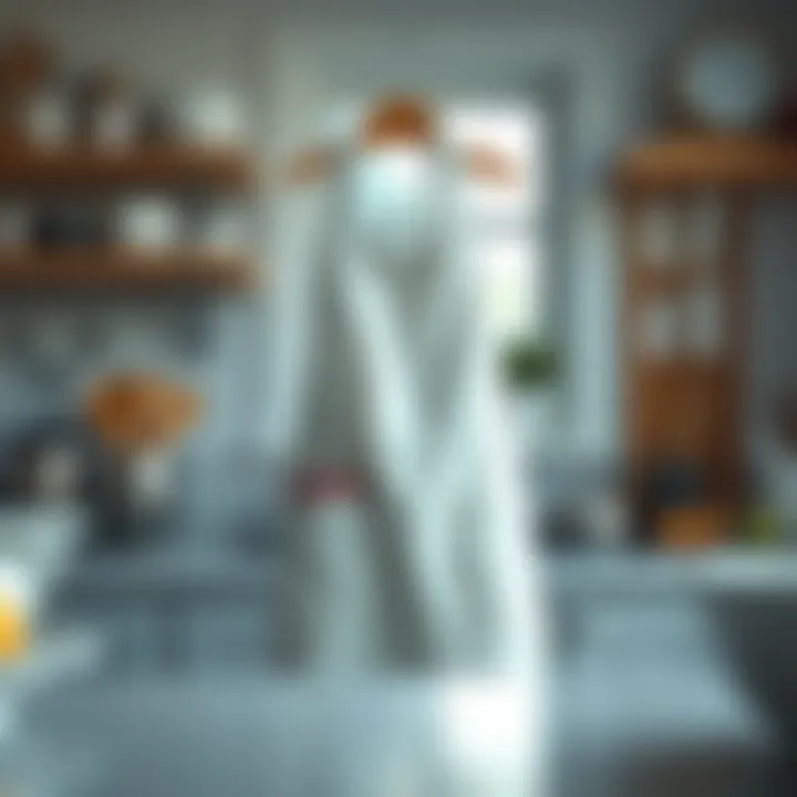 Chic Kitchen Accessories with Fashionable Aprons Stylish apron paired with trendy kitchen accessories