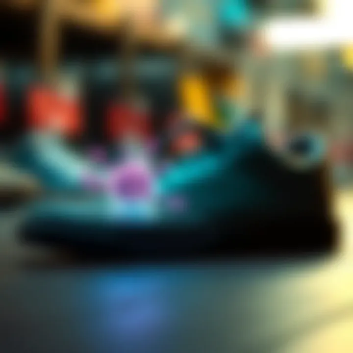 Bacterial Development in Footwear Infographic on bacteria growth in shoes