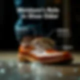 Diagram illustrating moisture impact on footwear hygiene