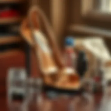 Essential components of a high heel repair kit