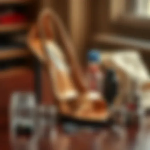 Essential components of a high heel repair kit