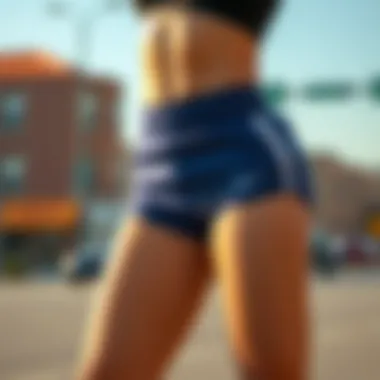 A Variety of High Waisted Athletic Shorts Variety of high waisted athletic shorts
