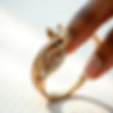 Close-up of the Just Breathe Ring showcasing intricate details and craftsmanship