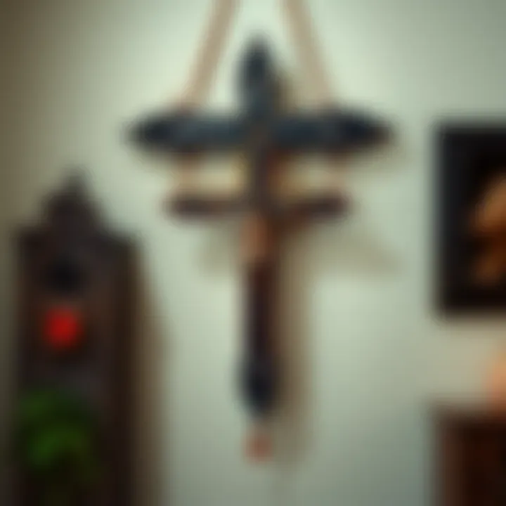 Personalized Cross Wall Hanging: A Fusion of Style and Meaning Summary