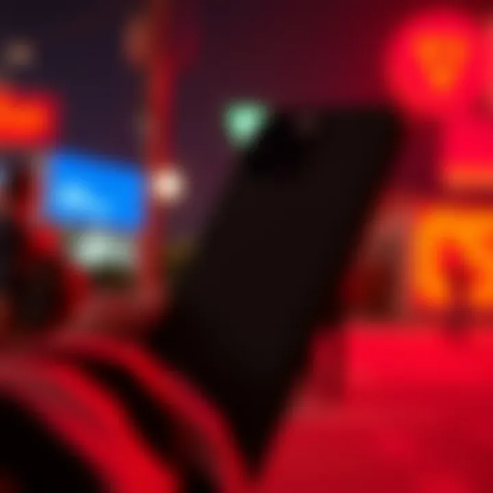 Showcasing protection features of square phone cases