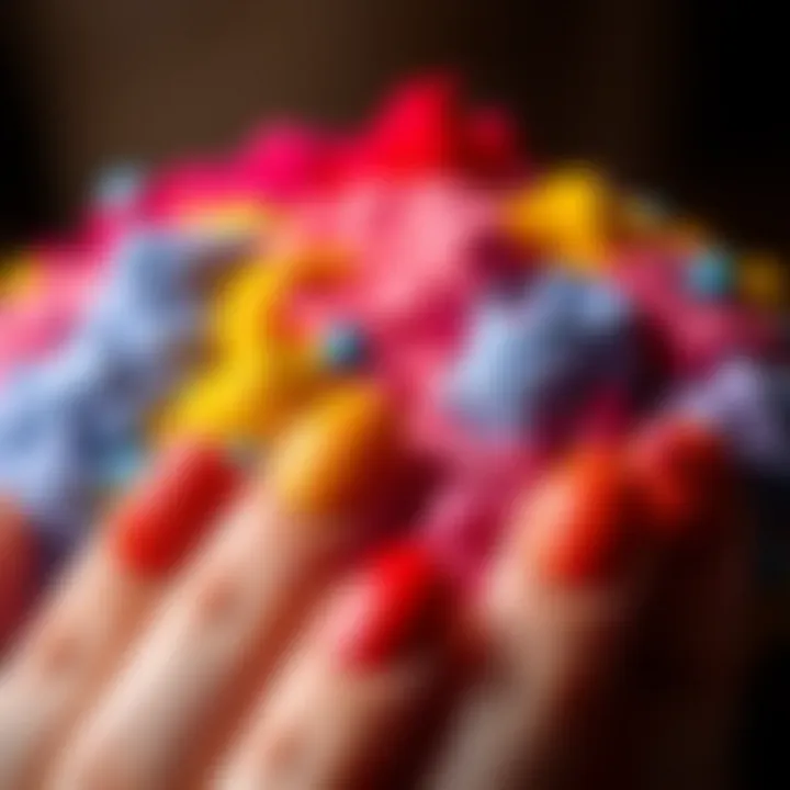 Vibrant array of Rednee Dip Powder colors