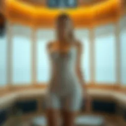 Innovative sauna body shaper design showcasing advanced technology