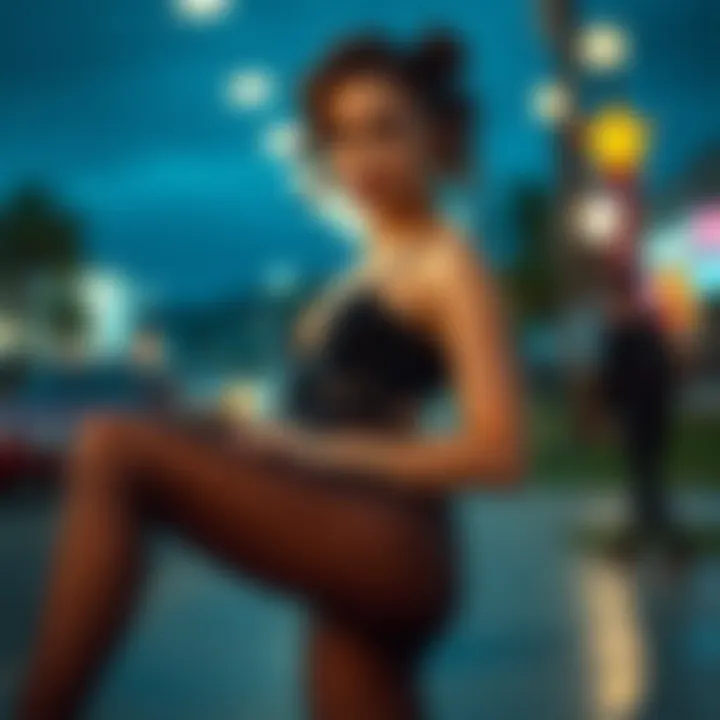 Artistic representation of body image and self-expression associated with clothing