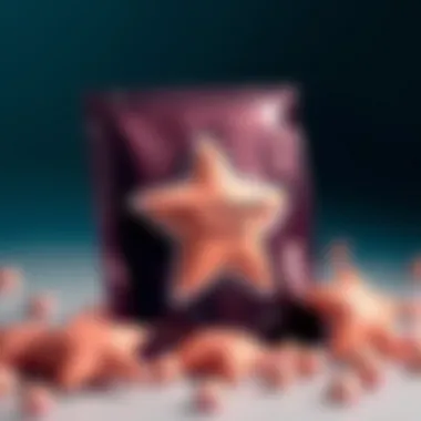 Innovative Packaging of Star-Shaped Acne Patches Star-shaped acne patches in their packaging