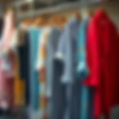 Stylish hanging clothing storage bags enhancing wardrobe aesthetics