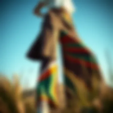 Eco-friendly fabric choices for making colorful flare pants