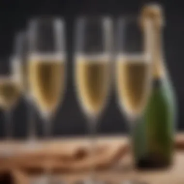 Sustainable materials used in making insulated champagne flutes