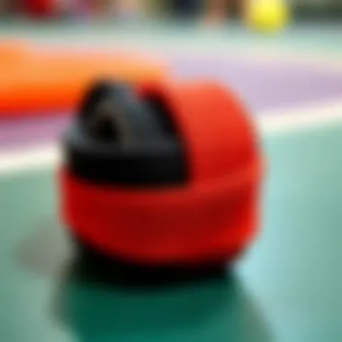 Different materials used in the manufacturing of sweat bands.