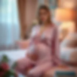 The Allure and Practicality of Silky Maternity Pajamas Introduction