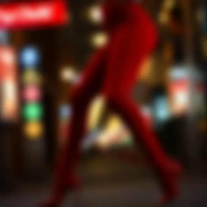 The Allure of Velvet Leggings in Red: A Comprehensive Exploration Summary
