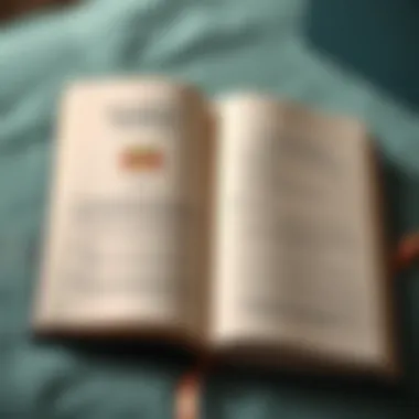 Thoughtful Planning A notebook open to a page with gift ideas and recipient preferences