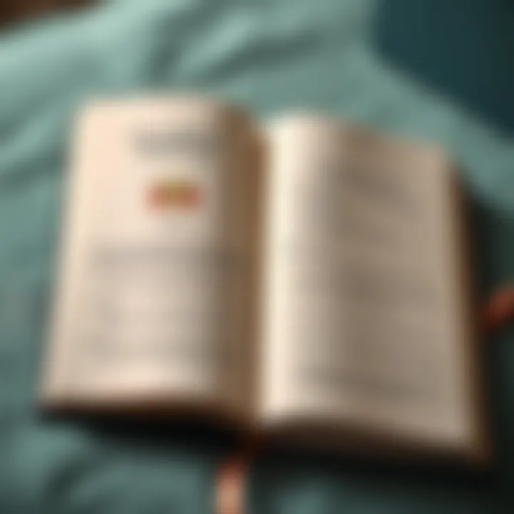 Thoughtful Planning A notebook open to a page with gift ideas and recipient preferences