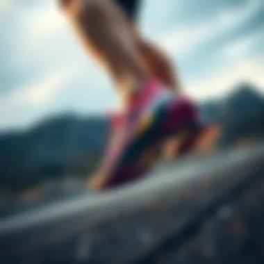Enhanced Comfort in Laceless Footwear Runner experiencing enhanced comfort with laceless footwear