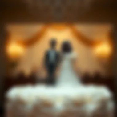 Unique design variations of black bride and groom cake toppers