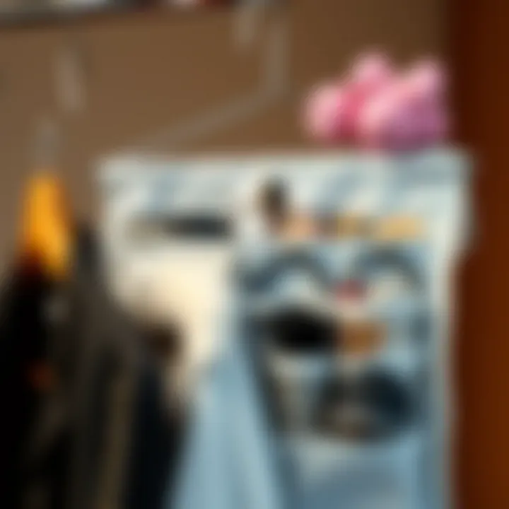 Organized pocket hanger filled with various accessories and essentials