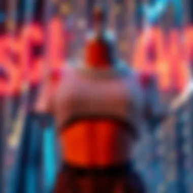 A vibrant bling crop top showcased against a stylish backdrop