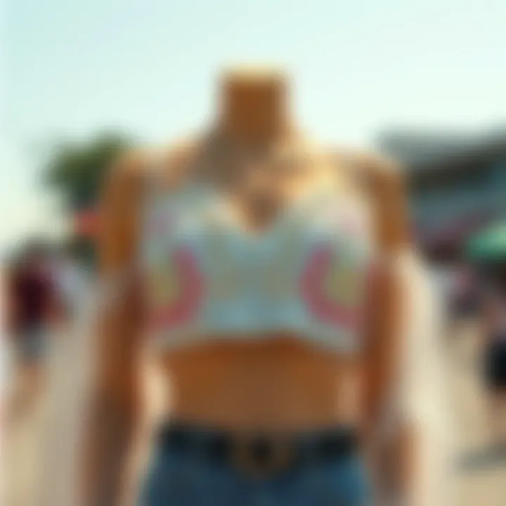 An illustration of sustainable materials used in modern fashion