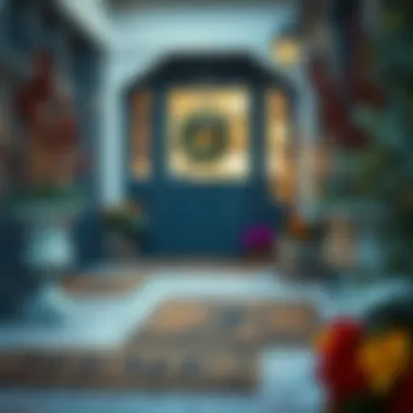 Seasonal Variations Displayed Seasonal variations of farmhouse doormats