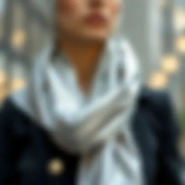 Care and Maintenance of the Silver Metallic Scarf Maintenance tips for keeping a silver metallic scarf pristine