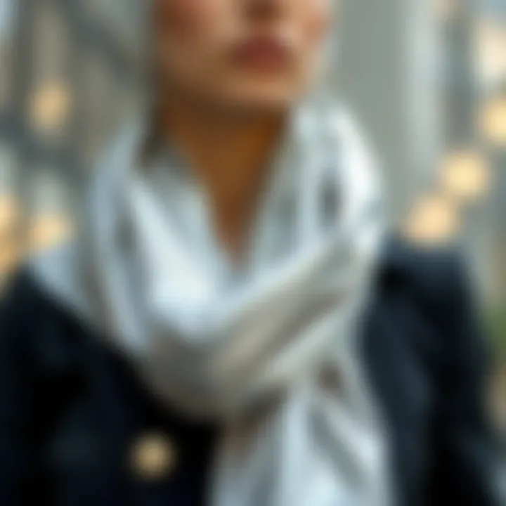 Care and Maintenance of the Silver Metallic Scarf Maintenance tips for keeping a silver metallic scarf pristine