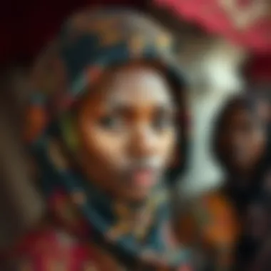 Cultural representations through headwrap fabrics from around the world.