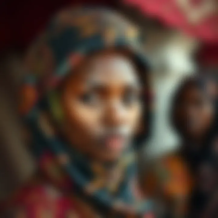 Cultural representations through headwrap fabrics from around the world.
