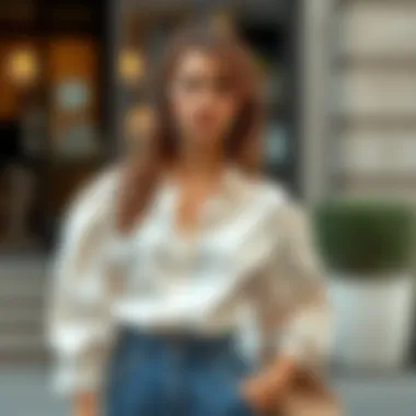 Blouses styled for different occasions