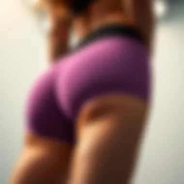 An infographic illustrating the evolution of tight spandex shorts through the decades