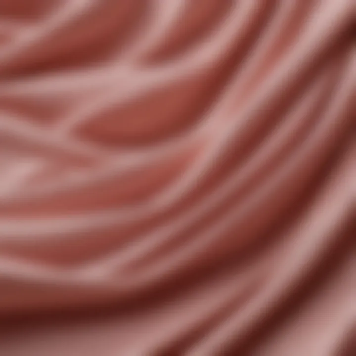 A close-up view of luxurious fabric textures used in contemporary maxi dresses.