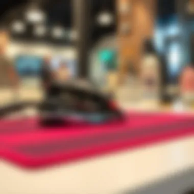 A flat iron mat demonstrating heat resistance features