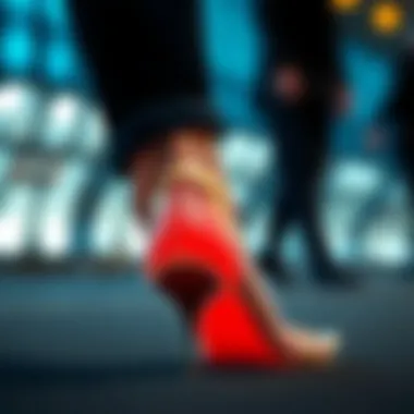 Illustration of foot anatomy highlighting the heel area